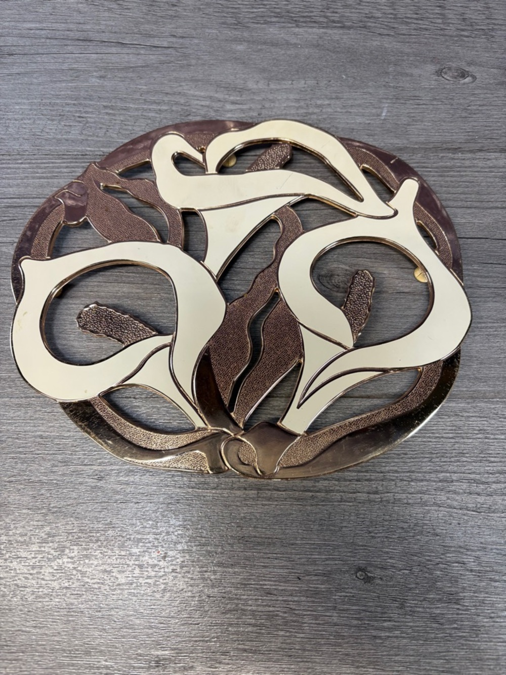 Vintage Wm. A Rogers Calla Lily Trivet